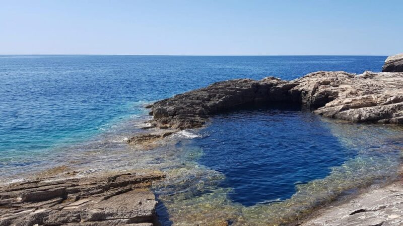 From: Zadar Golubinka Cave and Sakarun Beach Private Tour - Sakarun Beach
