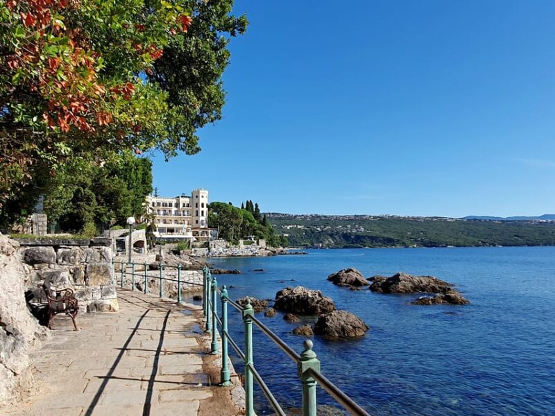 From Zagreb: Rijeka, Kastav & Opatija Mediterranean Day Tour - Rijeka: Trsat Fortress and Church