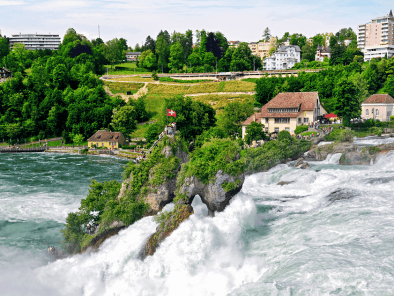 From Zurich: Rhine Falls & Stein Am Rhein Private Day Trip - Rhine Falls Experience