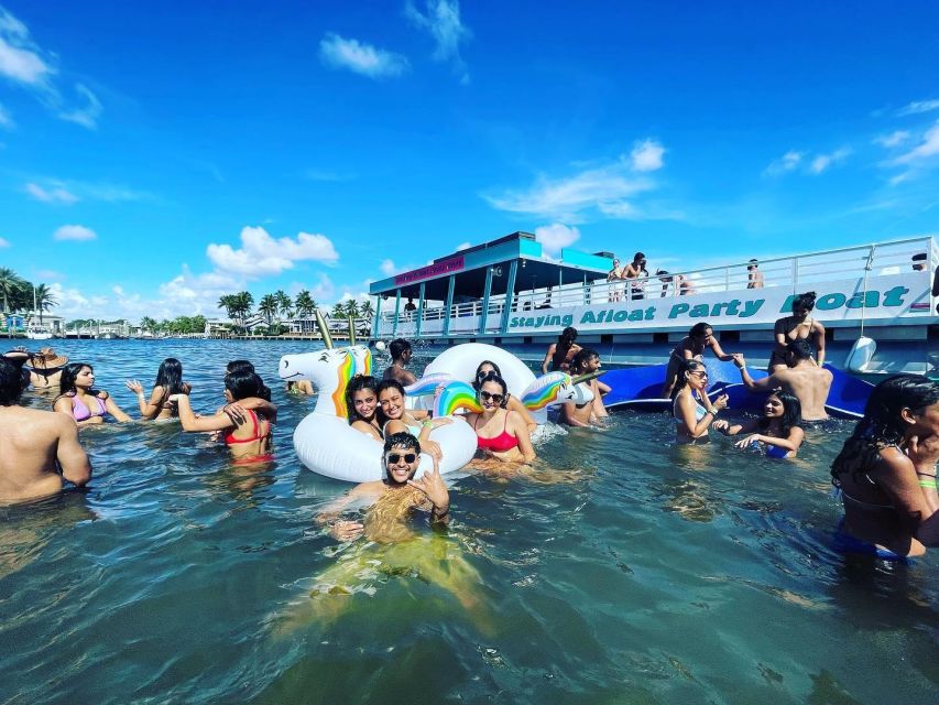 Ft. Lauderdale: Party Boat Tour to the Sandbar With Tunes - Inclusions and Amenities
