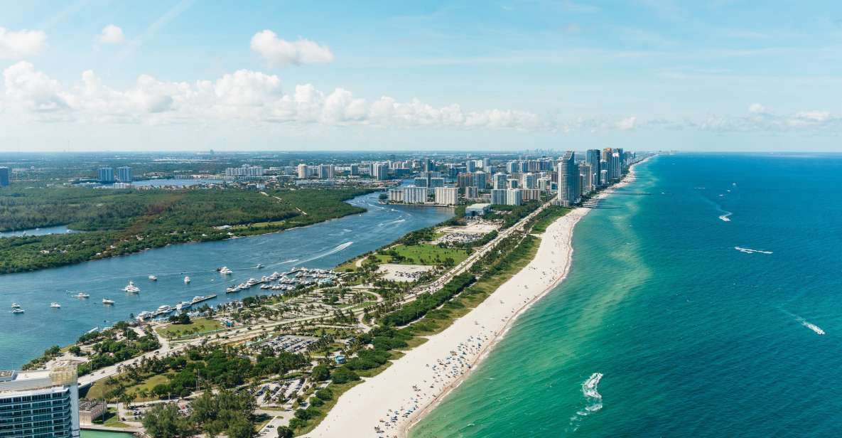 Ft. Lauderdale: Private Helicopter Tour to Miami Beach - Highlights of the Aerial Views