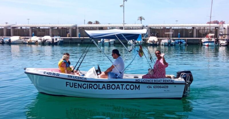 Fuengirola No License Boat From 2 to 4 Hours - Booking Information