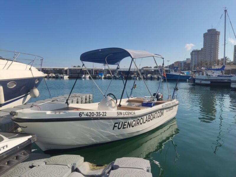 Fuengirola No License Boat From 2 to 4 Hours - Boat Details