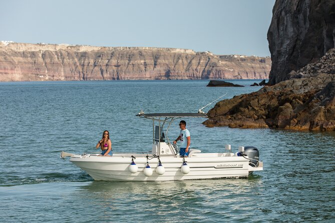 Full Day Boat Rental With License in Santorini - Good To Know