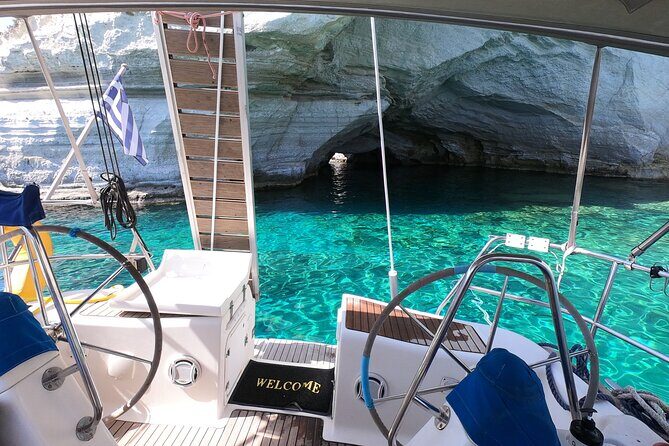 Full Day Boat Tour Around Milos and Poliegos - What Is Included and How Is the Experience?