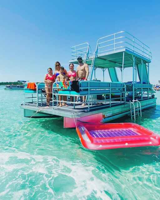 Full Day Double Decker Pontoon Boat Rental- Okaloosa Island - Recap