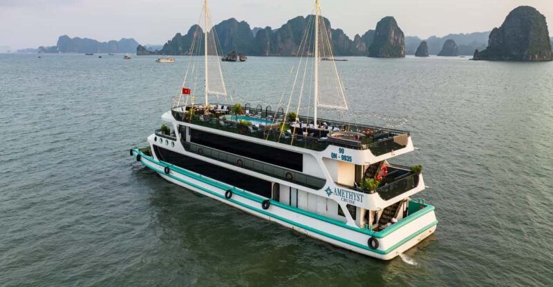 Full-Day Halong Bay Luxury Amethyst Cruise(All Destinations) - Key Points