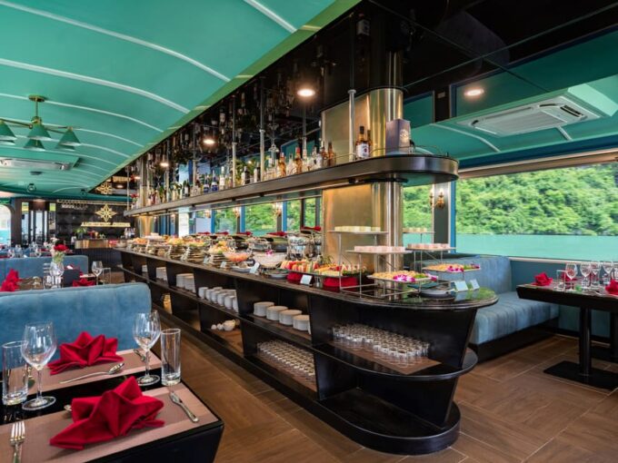 Full-Day Halong Bay Luxury Amethyst Cruise(All Destinations) - Culinary Delights on Board