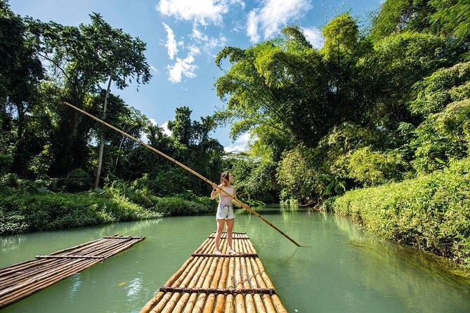 Full Day Martha Brae Rafting & Luminous Lagoon Tour With Dinner - Rafting Experience