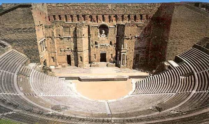 Full Day Pont Du Gard, Orange Theatre, Wine Tour From Avignon - Exploring the Orange Theatre