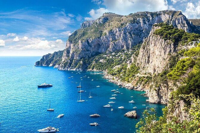 Full Day Private Boat Tour to Capri from Amalfi - The White Grotto and Faraglioni Rocks