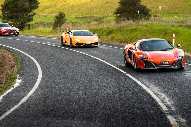 Full-Day Supercar Drive Experience from Auckland (lunch included) - The Cars: A Rotating Fleet of Dream Machines