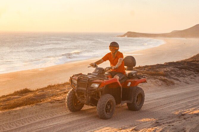Fully Automatic Polaris 570cc ATV on Beach and Desert - Key Points