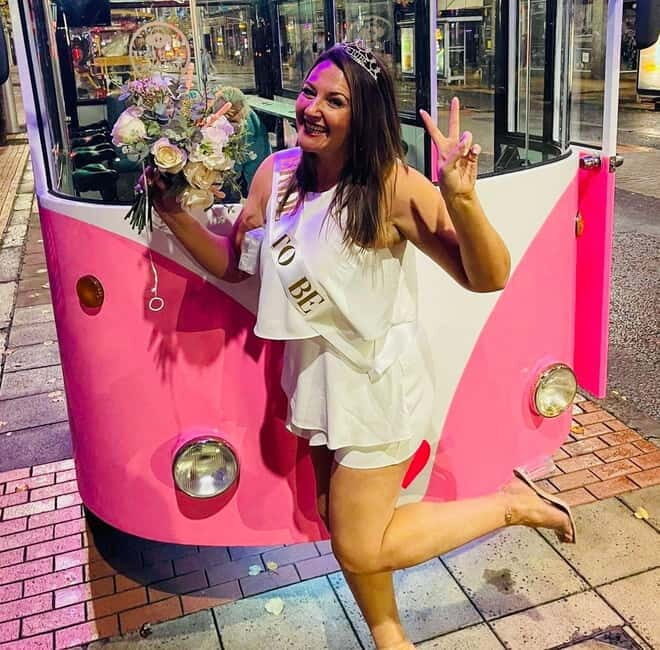 Fully Enclosed Pink Party Bike around Belfast - Key Points
