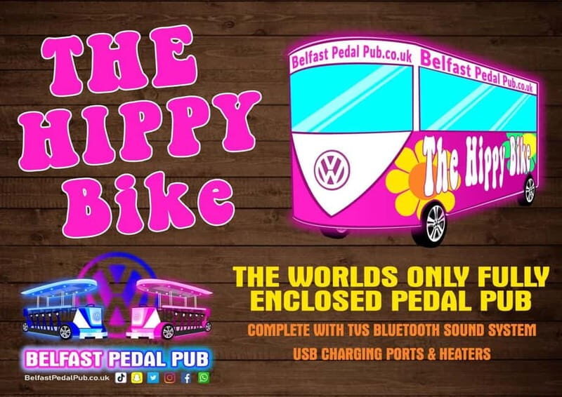 Fully Enclosed Pink Party Bike around Belfast - Authentic Reviews and Insights