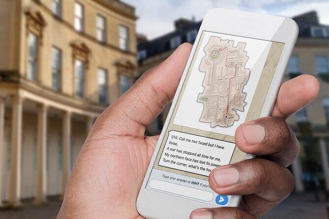 Fun, Flexible Treasure Hunt Around Bath with Cryptic Clues & Hidden Gems - Navigating with Smartphone Maps and Clues