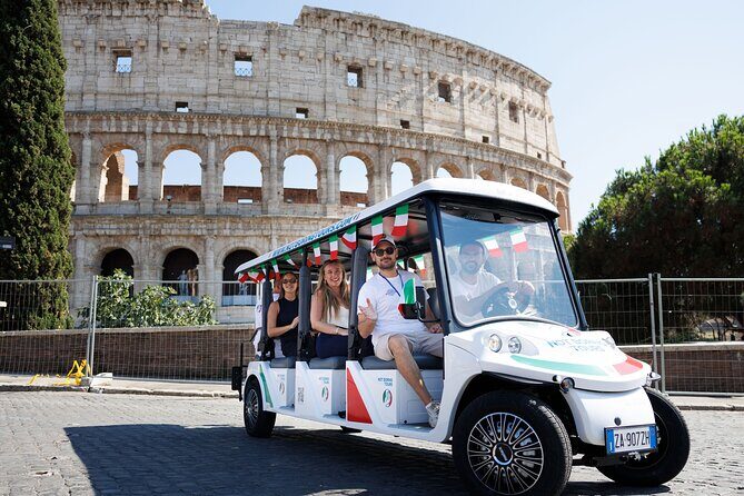 Fun Golf Cart Tour with Music and Gelato in Rome - What You’ll See and Experience
