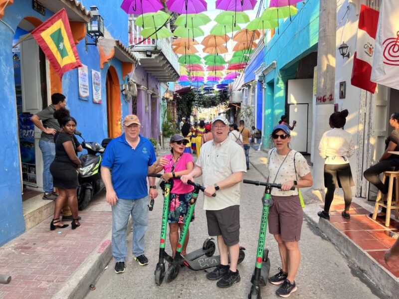 FUN SCOOTER RIDE THRU CARTAGENA & GETSEMANI / DISCOVERY TOUR - Scooter Features