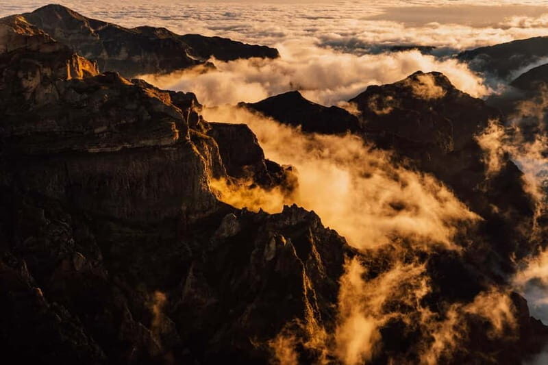 Funchal: Sunset at Pico do Arieiro & part PR1 Hike Transfer - Key Points