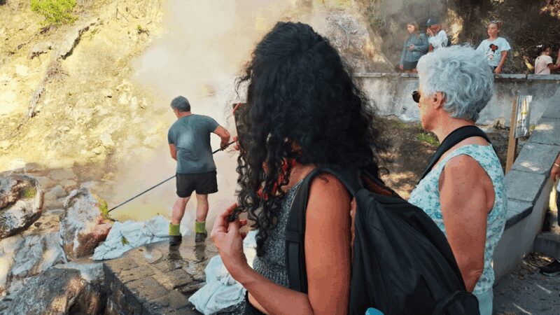 Furnas: Volcano Crater, Lake, Tea Plantation, and Waterfall - Ribeira dos Caldeirões Natural Park: Waterfalls and Heritage