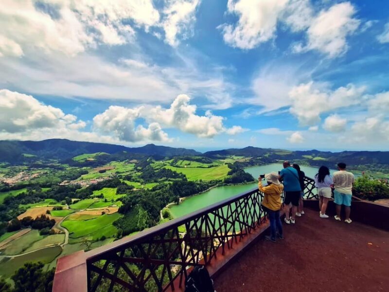 Furnas: Volcano Crater, Lake, Tea Plantation, and Waterfall - Coastal Views and the Princess Ring Islet