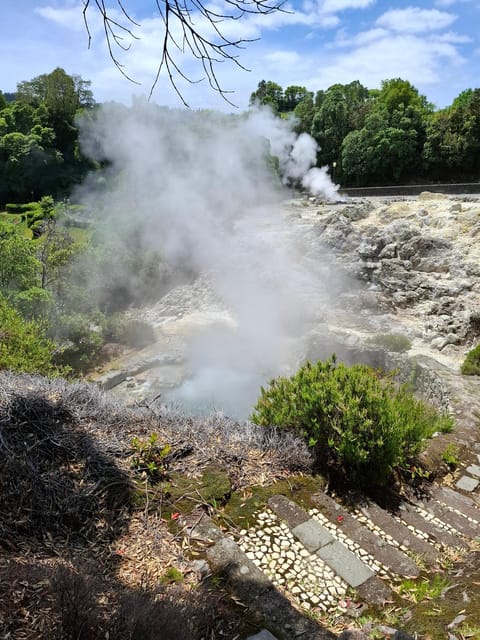 Furnas: Volcano Crater, Lake, Tea Plantation, and Waterfall - Final Leg and Drop-offs