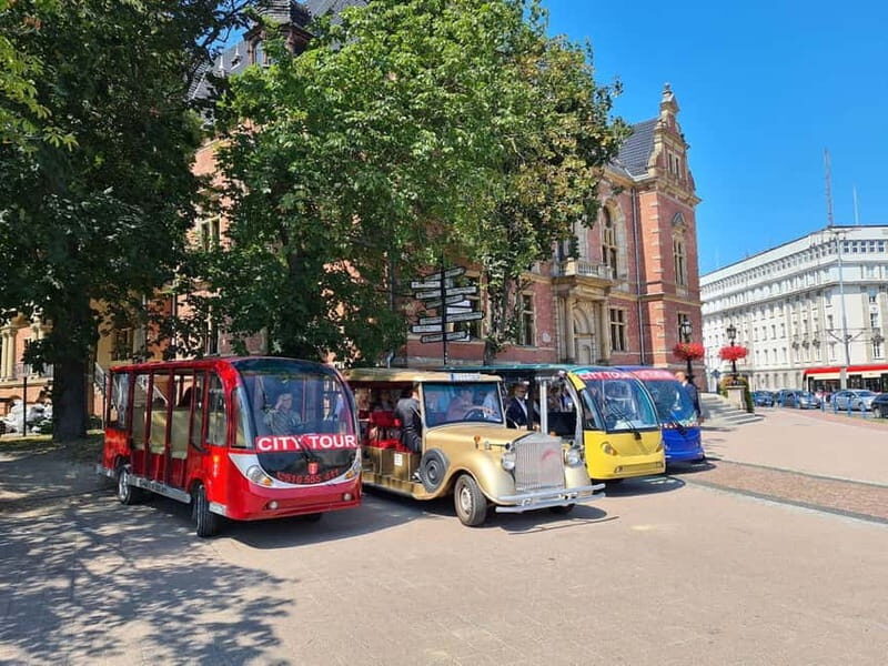 Gdansk: PRIVATE Alcotour City Tour Sightseeing Golf Cart - Key Points