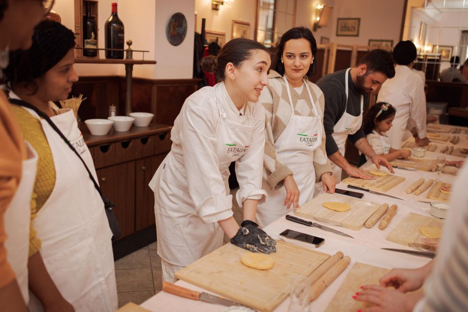 Gelato and Pasta Cooking Class With Lunch and Drinks in Rome - Hands-On Cooking Experience