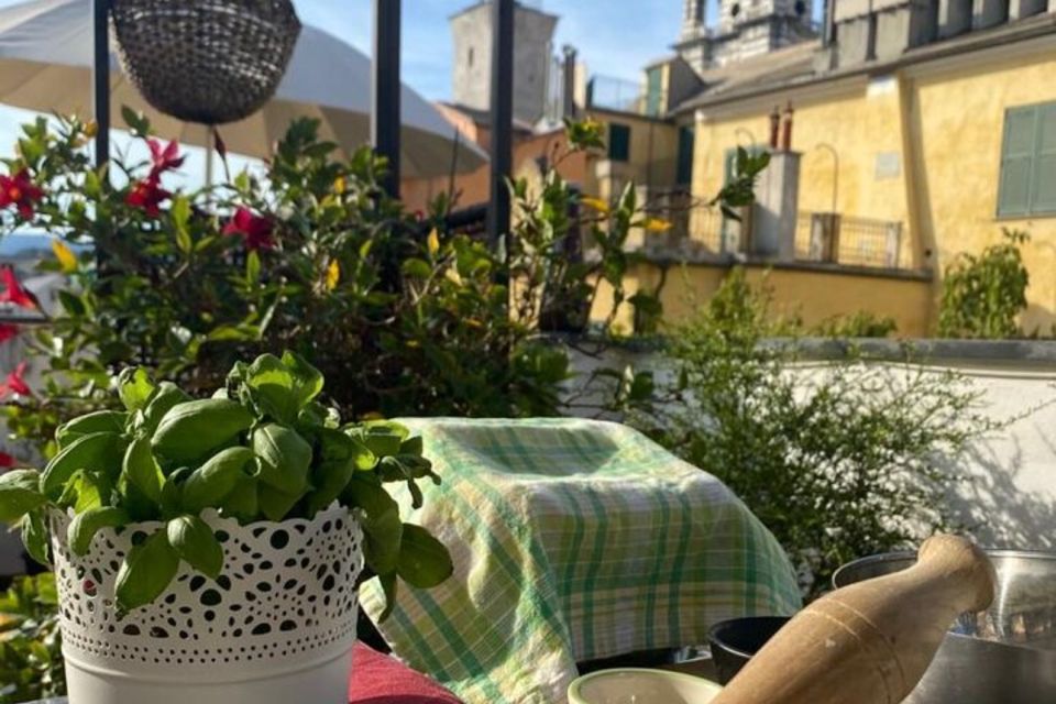Genova: Homemade Pasta & Pesto Local Chef Class With Wine - Convivial Atmosphere and Wine