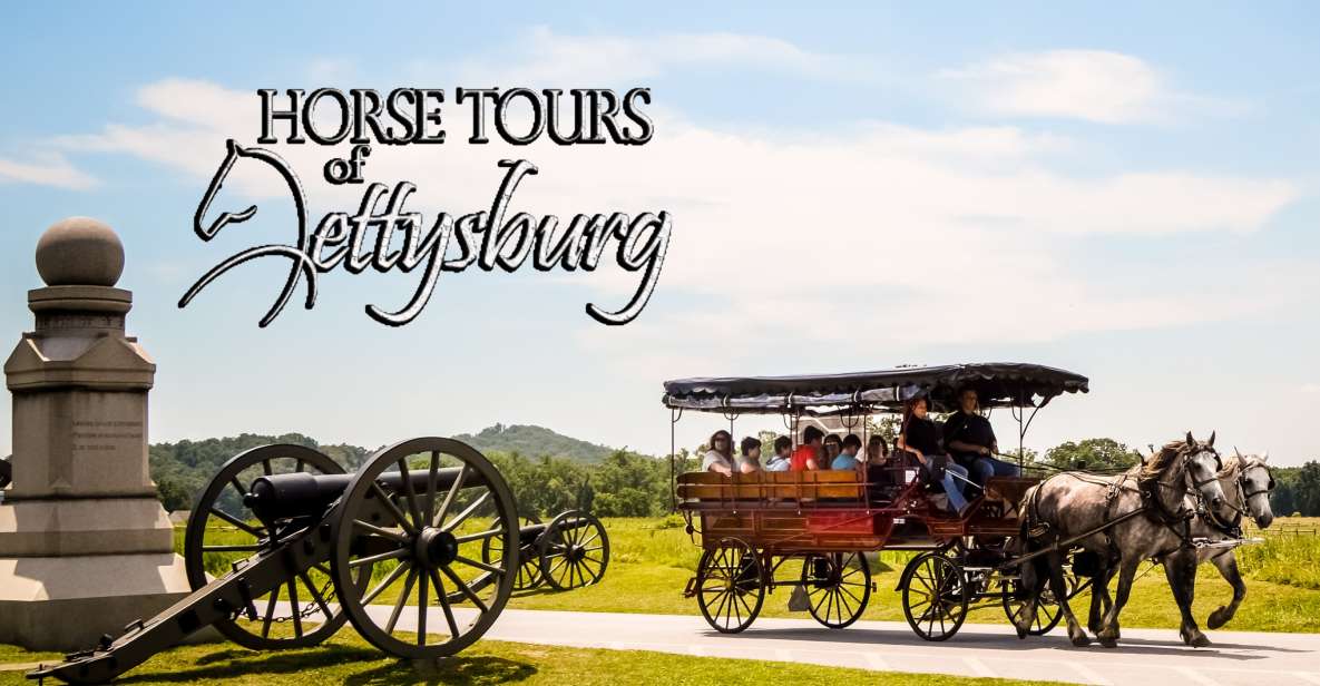 Gettysburg: Horse-Drawn Carriage Battlefield Tour - Slow Pace, Comfortable Exploration