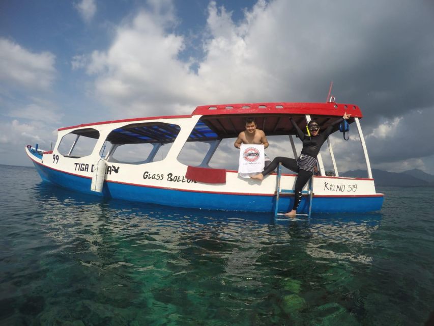 Gili Air/Trawangan: Glass-Bottom Boat Tour With Snorkeling - Inclusions and Exclusions