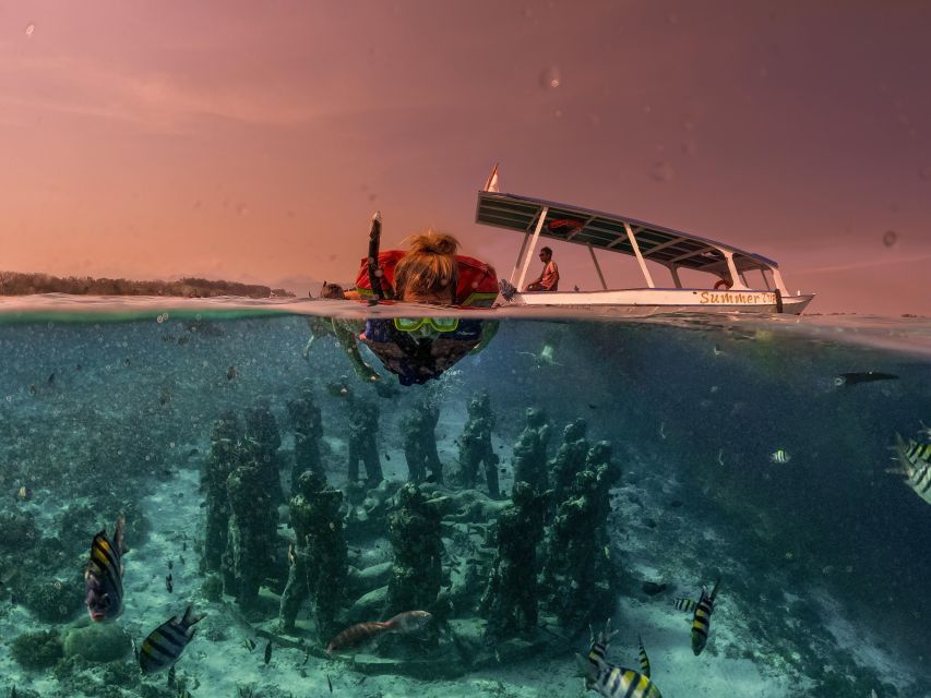Gili Trawangan: Gili Islands Sunset Boat Tour and Snorkeling - Meeting Point