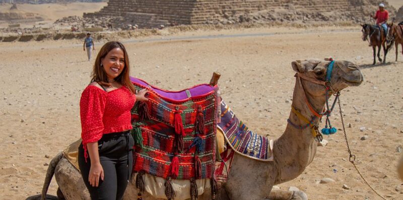 Giza: Pyramids at Sunset Guided Camel Tour - Tour Itinerary