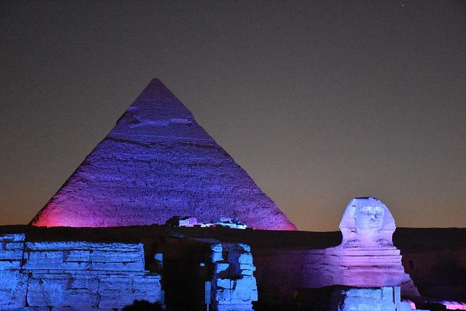 Giza Pyramids Sound & Light Show At Night - Optional Upgrades