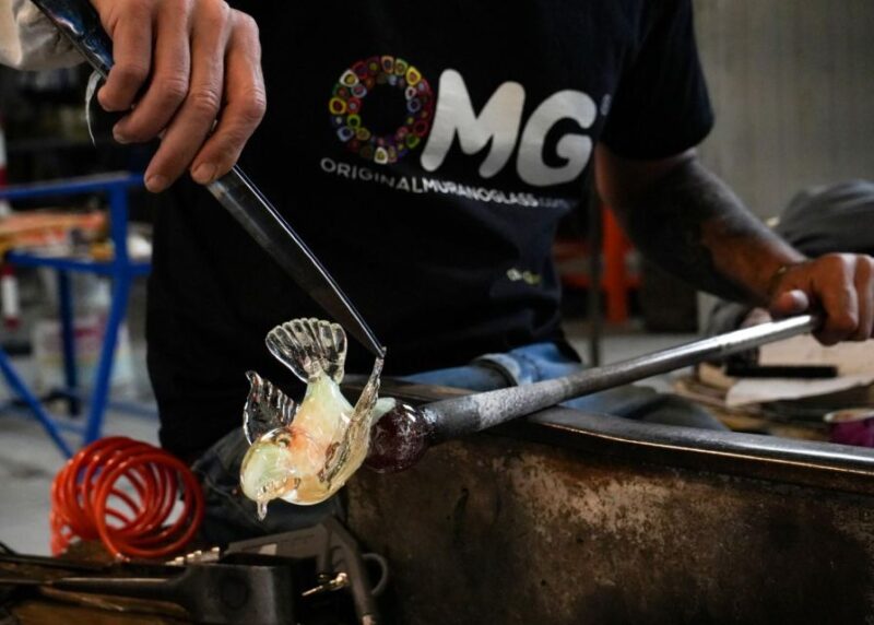 Glass Blowing Show Visit Murano Glass Factory & Showroom OMG - Tour Details and Accessibility