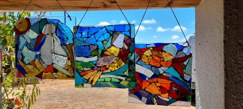 Glass on Glass Mosaic craft workshop near lagos - Key Points