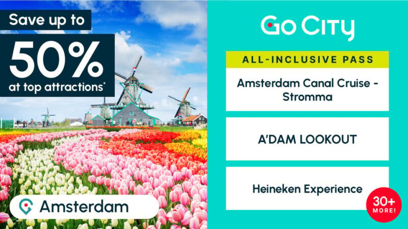 Go City Amsterdam Pass: 40+ Attractions including Keukenhof - FAQ