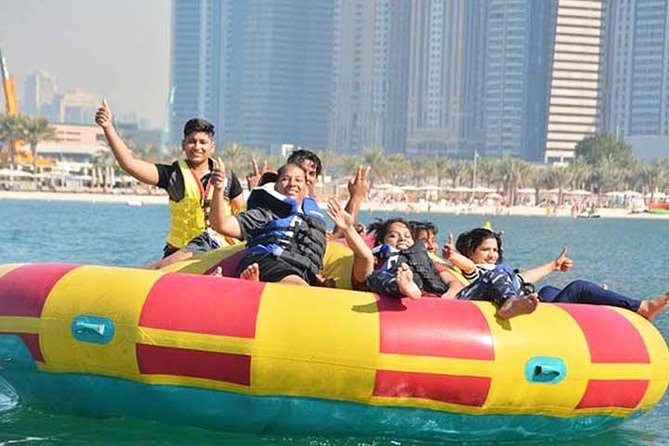 Go on a Thrilling Inflatable Ride in Dubai Marina - Safety Equipment Provided