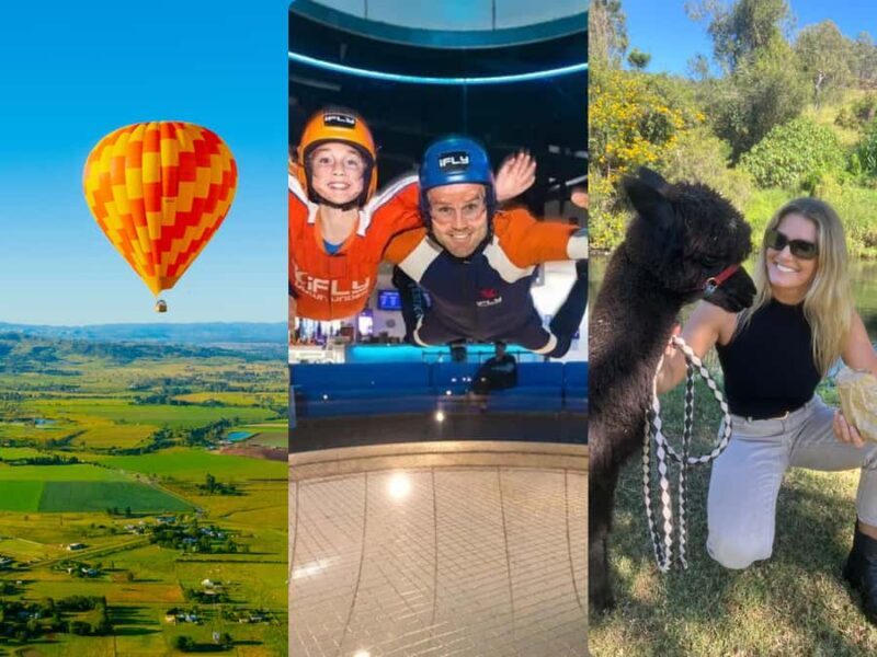 Gold Coast: Hot Air Balloon, Winery Breakfast & iFly - Key Points