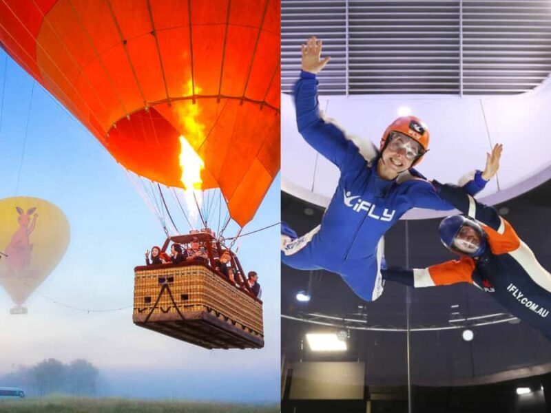 Gold Coast: Hot Air Balloon, Winery Breakfast & iFly - A Closer Look at the Experience
