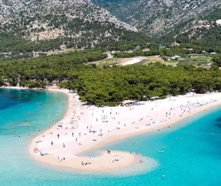 Golden Horn beach, Bol town, beach Vala Hrvaska restaurant - The Value of This Tour