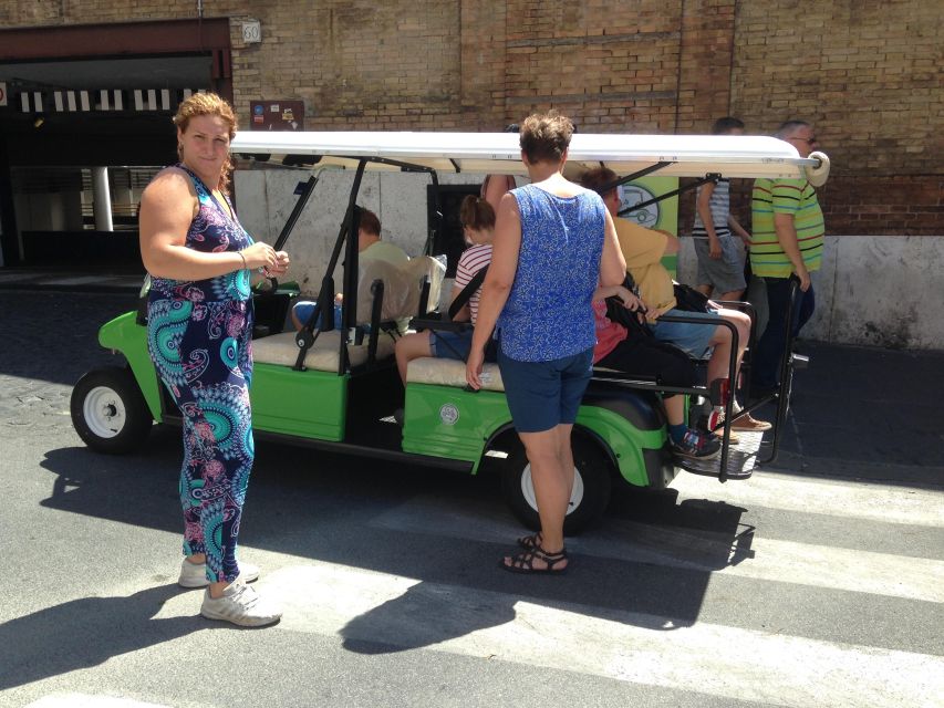 Golf Car Tour & Roman Restaurant - Highlights