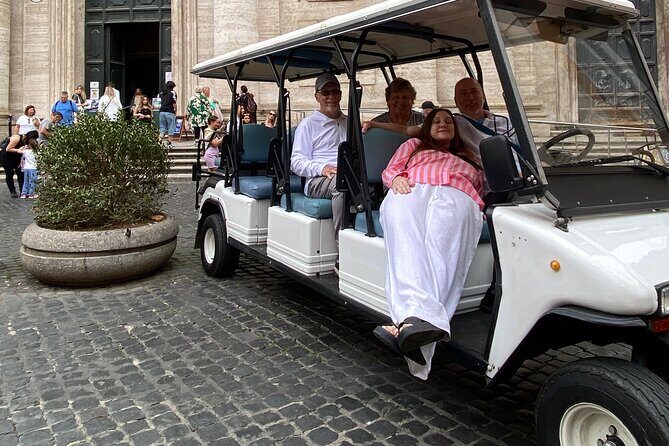 Golf Car Tour Rome Baroque - Key Points