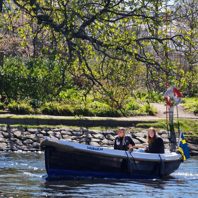 Gothenburg city center: Electric selfdrive boat tour - The Sum Up