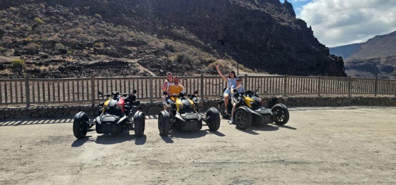 Gran Canaria: 3-WHEEL RYKER 2,5 HOUR TOUR -FREE PICKUP - Key Points