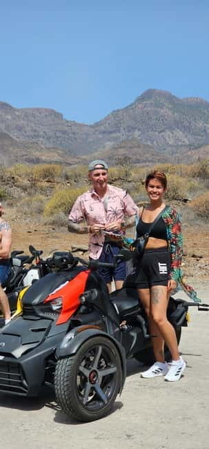 Gran Canaria: 3-WHEEL RYKER 3 HOUR TOUR -FREE PICKUP&DROPOFF - Key Points