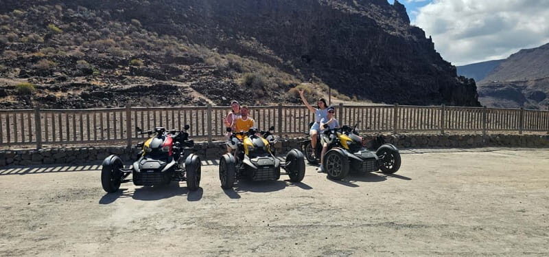 Gran Canaria: 3-WHEEL RYKER 3 HOUR TOUR -FREE PICKUP&DROPOFF - What You’ll Experience on the Ride