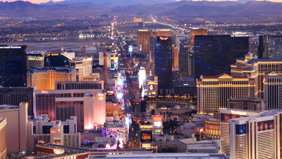 Grand Canyon Helicopter Landing Tour With Vegas Strip - Itinerary