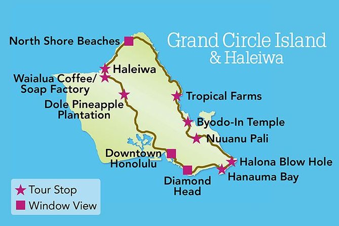 Grand Circle Island and Haleiwa 9 Hour Tour - Pickup Information