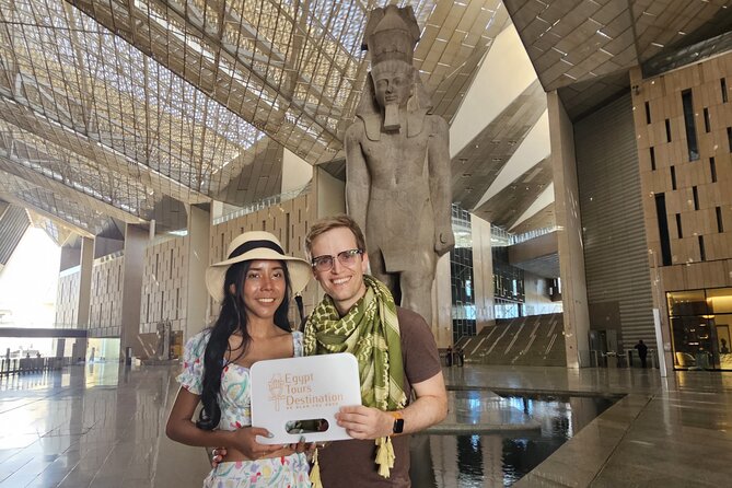 Grand Egyptian Museum, Grand Staircase, New Galleries & Lunch - Insights From Egyptologist Guide